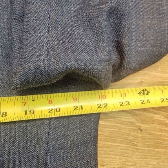 Joseph & Feiss Men's Wool Sportcoat Sz 42R Plaid Blue Two Button - Picture 10 of 12